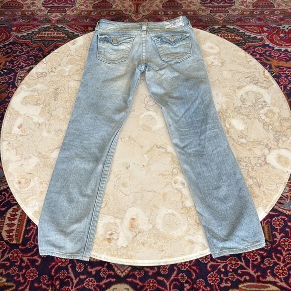 True Religion Halle Flap Pocket Skinny Fit 100% Cotton Jeans - Picture 8 of 12